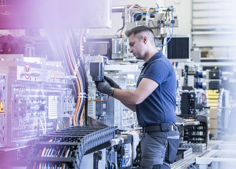 Industriefotografie im Rahmen eines Employer Brandshooting vom Industriefotografen Uwe Mühlhäusser aus Nürnberg